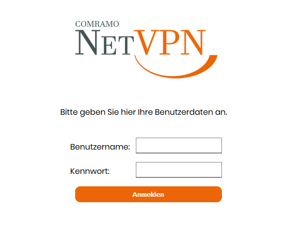 NetVPN Login Page